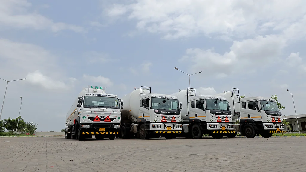Oraya LNG tankers lined up at the yard